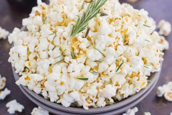 Rosemary Lemon Popcorn